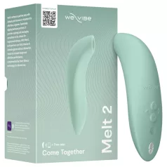   We-Vibe Melt 2 - Stimulateur clitoridien à ondes d’air contrôlé par application (turquoise)