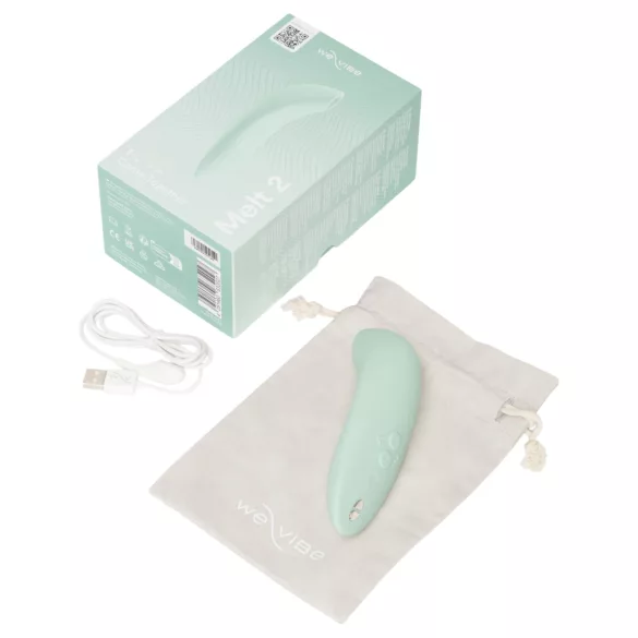 We-Vibe Melt 2 - Stimulateur clitoridien à ondes d’air contrôlé par application (turquoise)