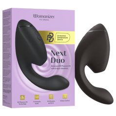 Womanizer Next Duo - 2-en-1 vibromasseur point G (noir)