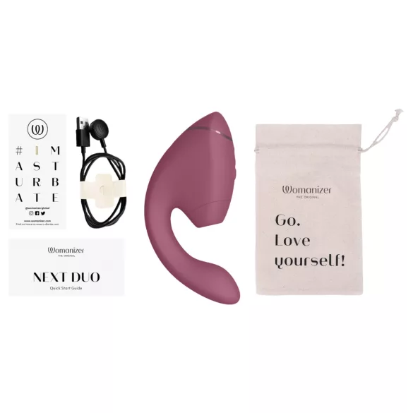 Womanizer Next Duo - vibromasseur 2‑en‑1 pour point G (rose)