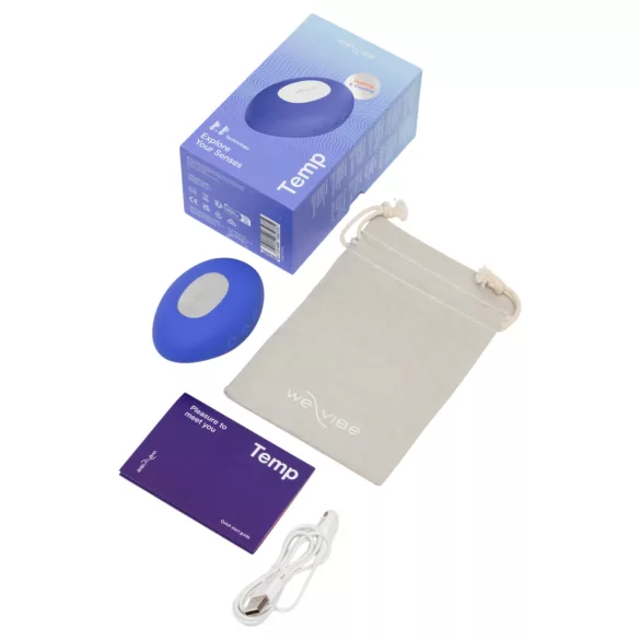 We-Vibe Temp - vibromasseur clitoridien chauffant et rafraîchissant (bleu)