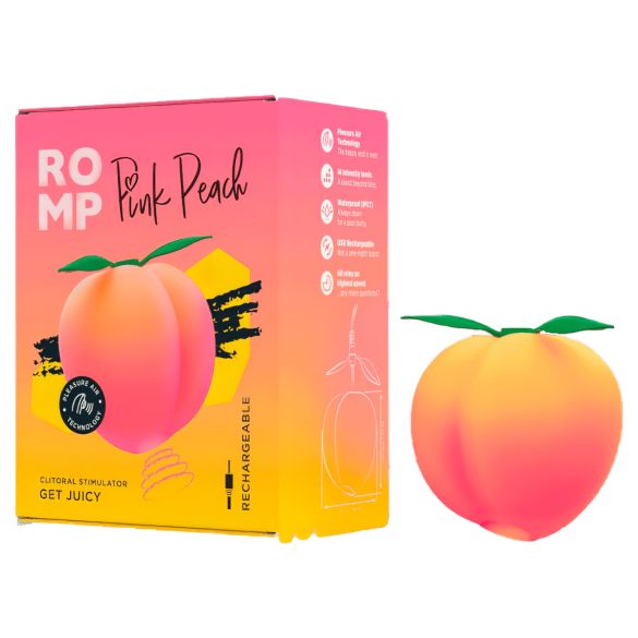 Romp Pink Peach - stimulateur clitoridien à ondes pulsées - rose