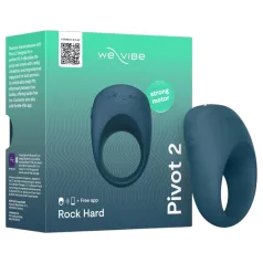   We-Vibe Pivot 2 - Anneau pénien vibrant contrôlé par application, pour hommes (bleu)