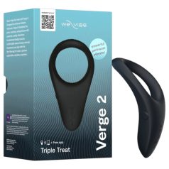   We-Vibe Verge 2 - anneau pénien vibrant connecté - silicone noir
