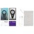 We-Vibe Verge 2 - Anneau pénien vibrant contrôlé par application, pour hommes (noir)