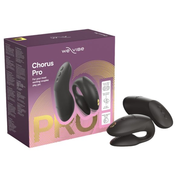 We-Vibe Chorus Pro - vibromasseur connecté pour couple avec télécommande (noir)