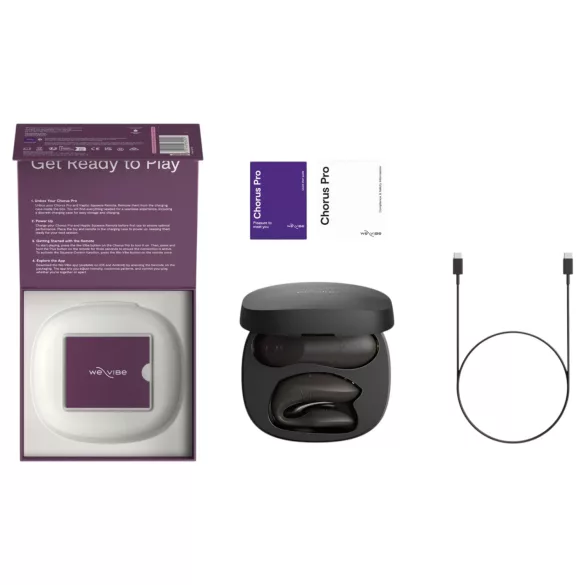 We‑Vibe Chorus Pro - Vibromasseur pour couples avec application et télécommande (noir)
