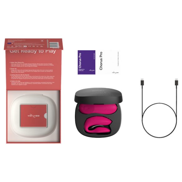 We-Vibe Chorus Pro - vibromasseur intelligent télécommandé pour couples (rose)