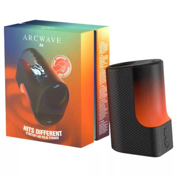 Arcwave Air - masturbateur extensible à air pulsé, rechargeable (noir)