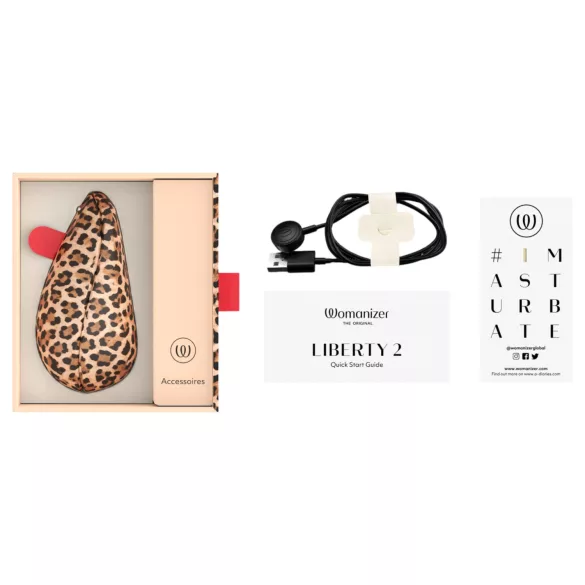 Womanizer Liberty 2 - stimulateur clitoridien à ondes d’air (léopard)