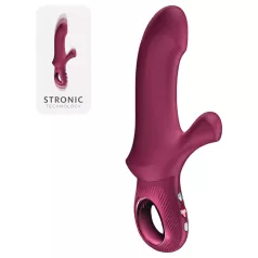   Fun Factory Bi Stronic Curve - vibromasseur pulsant avec stimulateur clitoridien (rouge)