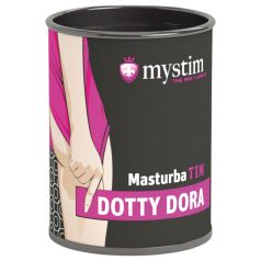 Mystim MasturbaTIN Dotty Dora - Masturbateur à Pois (blanc)