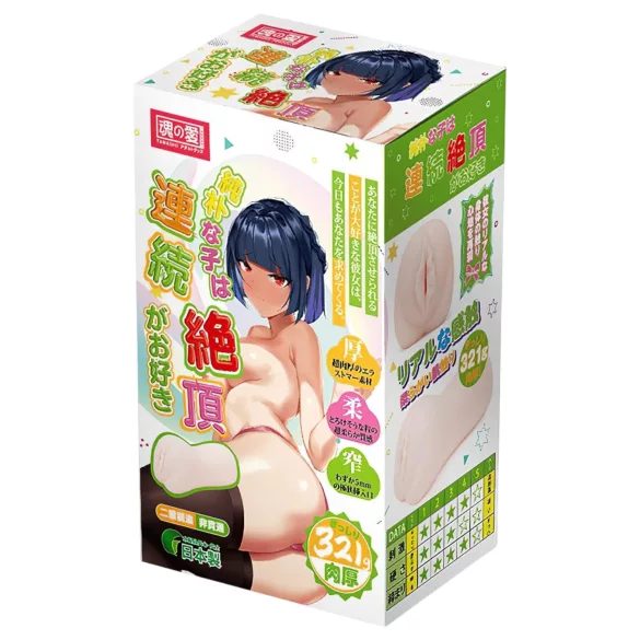 TAMASHII Orgasme continu - masturbateur vagin animé (couleur naturelle)