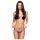 Baci - string ouvert floral avec bijou (violet) - L