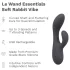 le Wand - vibromasseur rabbit 2 moteurs - bras stimulateur clitoridien noir