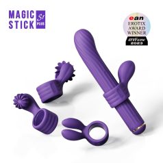   Magic Stick - vibromasseur avec embouts interchangeables (violet)