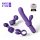 Magic Stick - vibromasseur avec embouts interchangeables (violet)
