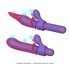 Magic Stick - vibromasseur avec embouts interchangeables (violet)