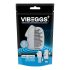 VIBEGGS Candy Curves - œuf vibrant masturbateur (blanc)