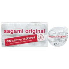Sagami Original 0.02 - Préservatif - 55mm (6pcs)