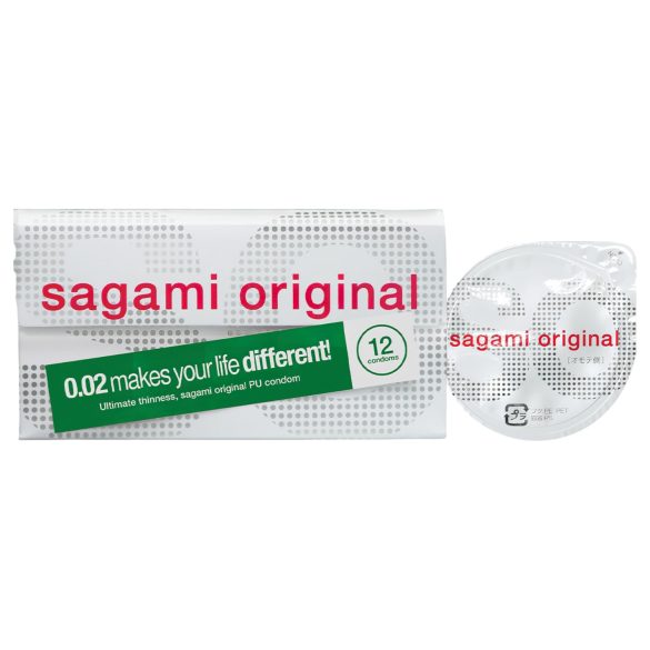 Sagami Original 0,02 - Préservatif - 55mm (12pcs)