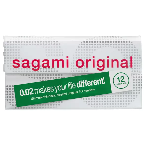 Sagami Original 0,02 - préservatif - ultra fin 55mm - boîte de 12