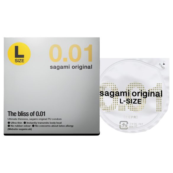 Sagami Original 0,01 L - préservatif - 58 mm (1 pièce)