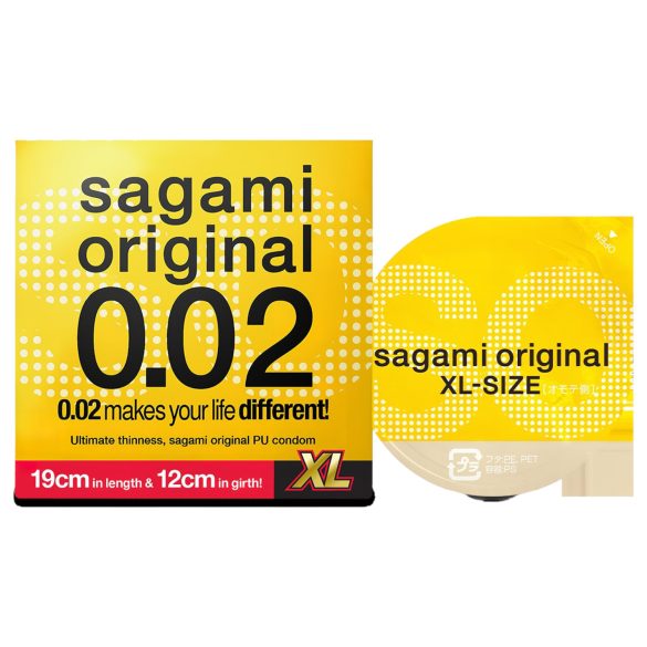 Sagami Original 0,02 XL - préservatif - 61mm (1 pièce)
