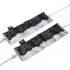 Cinquante nuances de Grey Play Nice - menottes en satin (argent)