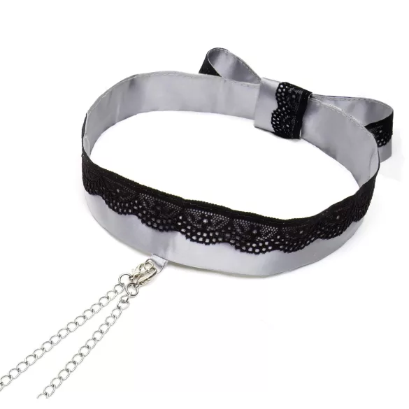 Cinquante nuances de Grey Play Nice - pinces à tétons avec collier (argent)