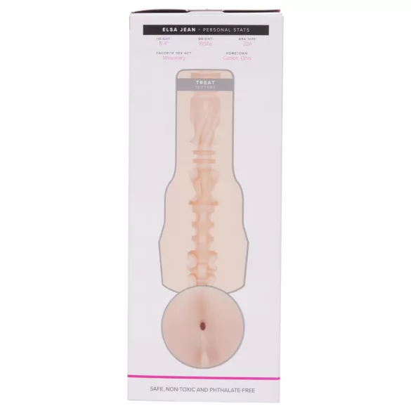 Fleshlight Elsa Jean Treat - fesse masturbatrice ultraréaliste (couleur chair)