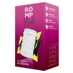 ROMP Mosh - masturbateur flexible de voyage (transparent)
