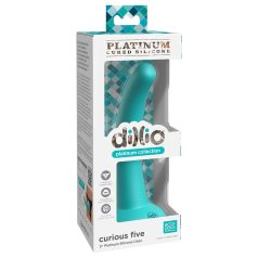 Dillio Curious Five - godemichet en silicone (15cm) - turquoise   Dillio Curious Five - godemichet en silicone (15cm) - turquoise