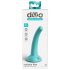 Dillio Curieux Cinq - godemichet silicone (15cm) - turquoise