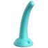 Dillio Curieux Cinq - godemichet silicone (15cm) - turquoise
