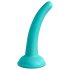 Dillio Curieux Cinq - godemichet silicone (15cm) - turquoise