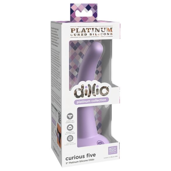 Curieux Dillio 15cm - Dildo ventouse violet