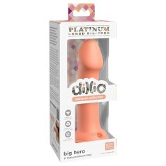   Dillio Big Hero - godemiché ventouse en silicone (17cm) - orange
