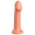 Dillio Big Hero - godemiché ventouse en silicone (17cm) - orange