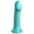 Dillio Grand Héros - dildo ventouse (17cm) - turquoise