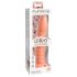 Dillio Wild Thing - Dildo strié 19cm - orange