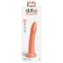 Dillio Wild Thing - Dildo strié 19cm - orange