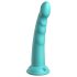 Dillio Slim Seven - Dildo cil turquoise 20 cm ventouse stimu