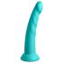 Dillio Slim Seven - Dildo cil turquoise 20 cm ventouse stimu