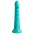 Dillio Slim Seven - Dildo cil turquoise 20 cm ventouse stimu