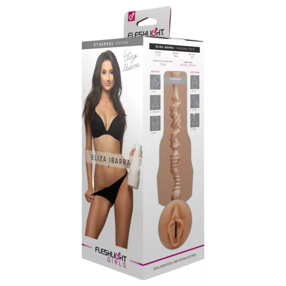 Fleshlight Eliza Ibarra Ethereal - vagin artificiel réaliste (couleur chair)