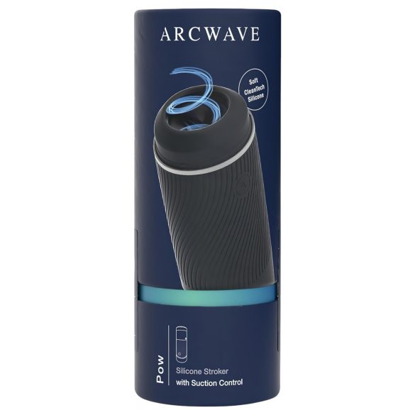 Arcwave Pow - masturbateur manuel avec aspiration (noir)