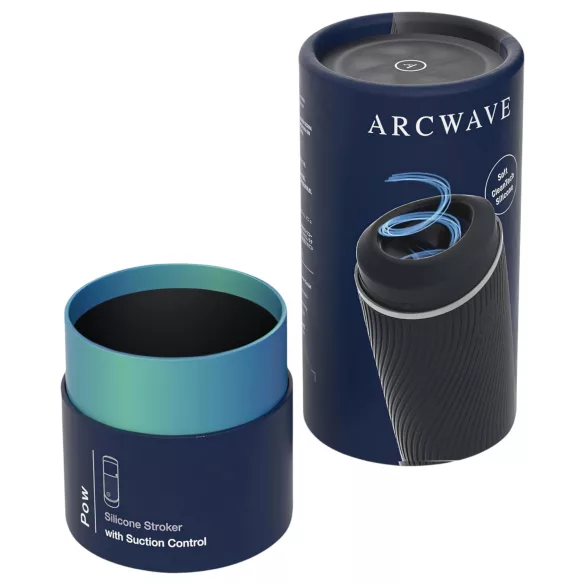 Arcwave Pow - masturbateur manuel à effet succion - noir