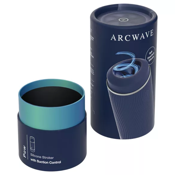 Arcwave Pow - masturbateur manuel à aspiration - bleu