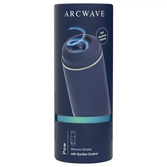 Arcwave Pow - masturbateur manuel à aspiration - bleu
